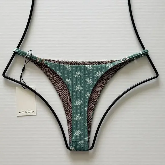 Acacia Swim RALPHY Bikini Bottom - Punahele - High Cut, Minimal Coverage - Large - Picture 3 of 8
